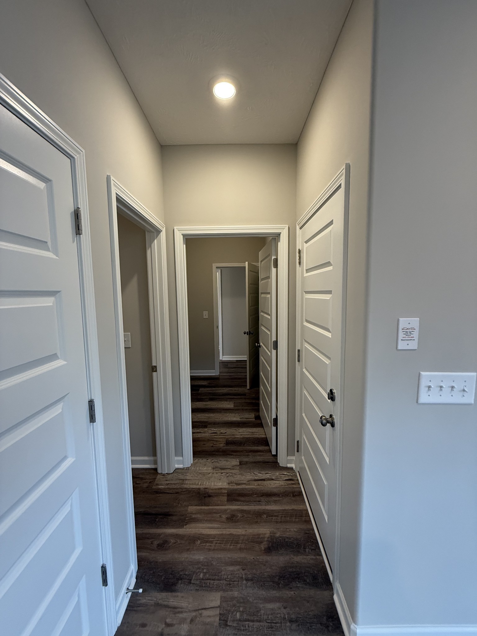31 Spring House Drive Manchester, TN 37355 - Photo 7 of 32 a view of a hallway with wooden floor and staircase