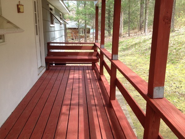 66 West Warren Road Ware, MA 01082 - Photo 4 of 25 a view of balcony with wooden floor and outdoor space