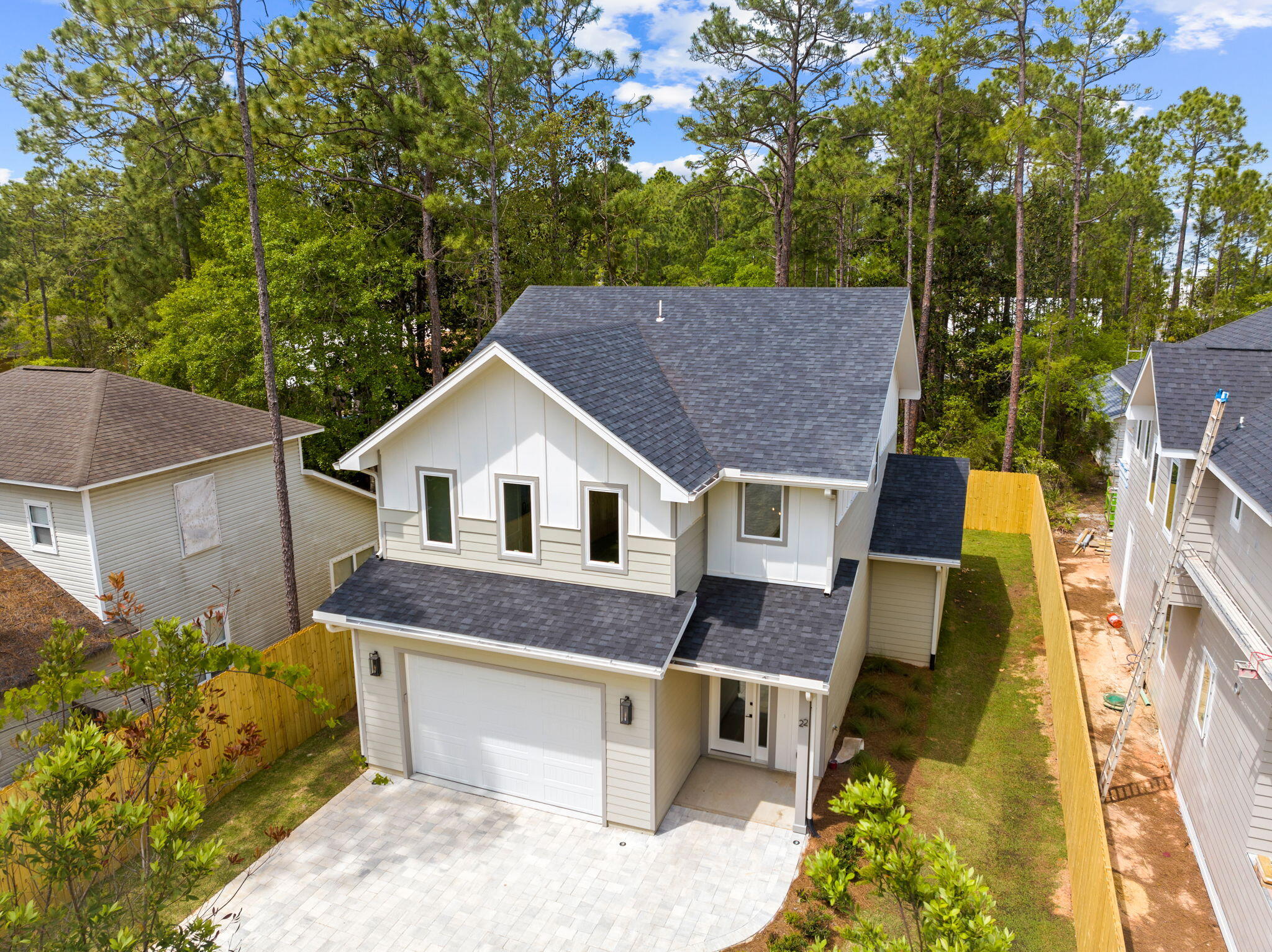 22 Georgie Street Point Washington, FL 32459 - Photo 8 of 57 a aerial view of a house with swimming pool and furniture