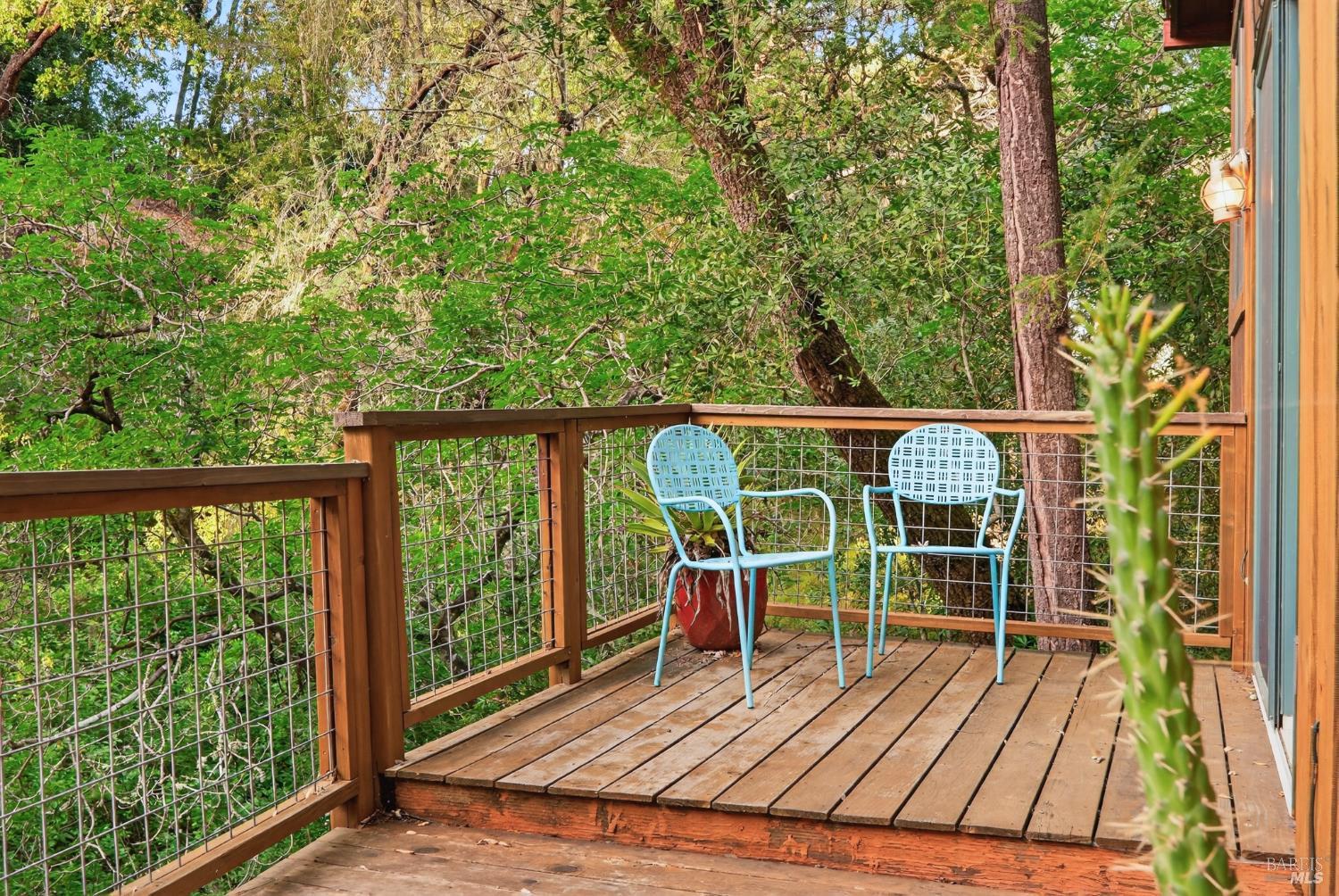 116 Hill Road Glen Ellen, CA 95442 - Photo 23 of 48 Private deck off bedroom sitting area.