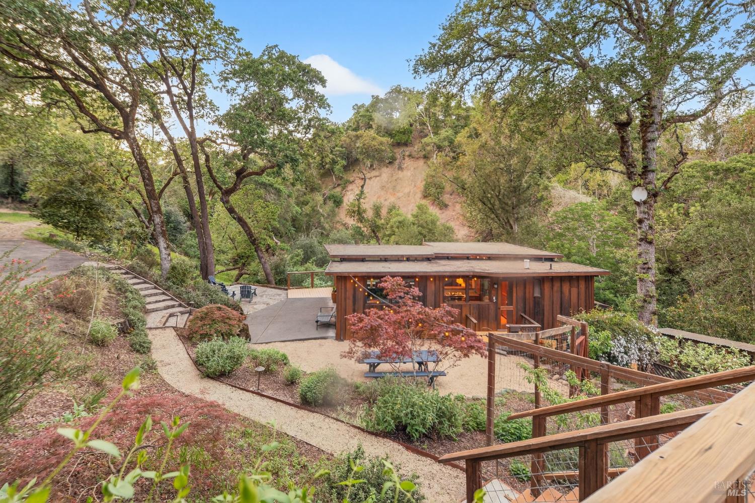 116 Hill Road Glen Ellen, CA 95442 - Photo 41 of 48 View to house and grounds.