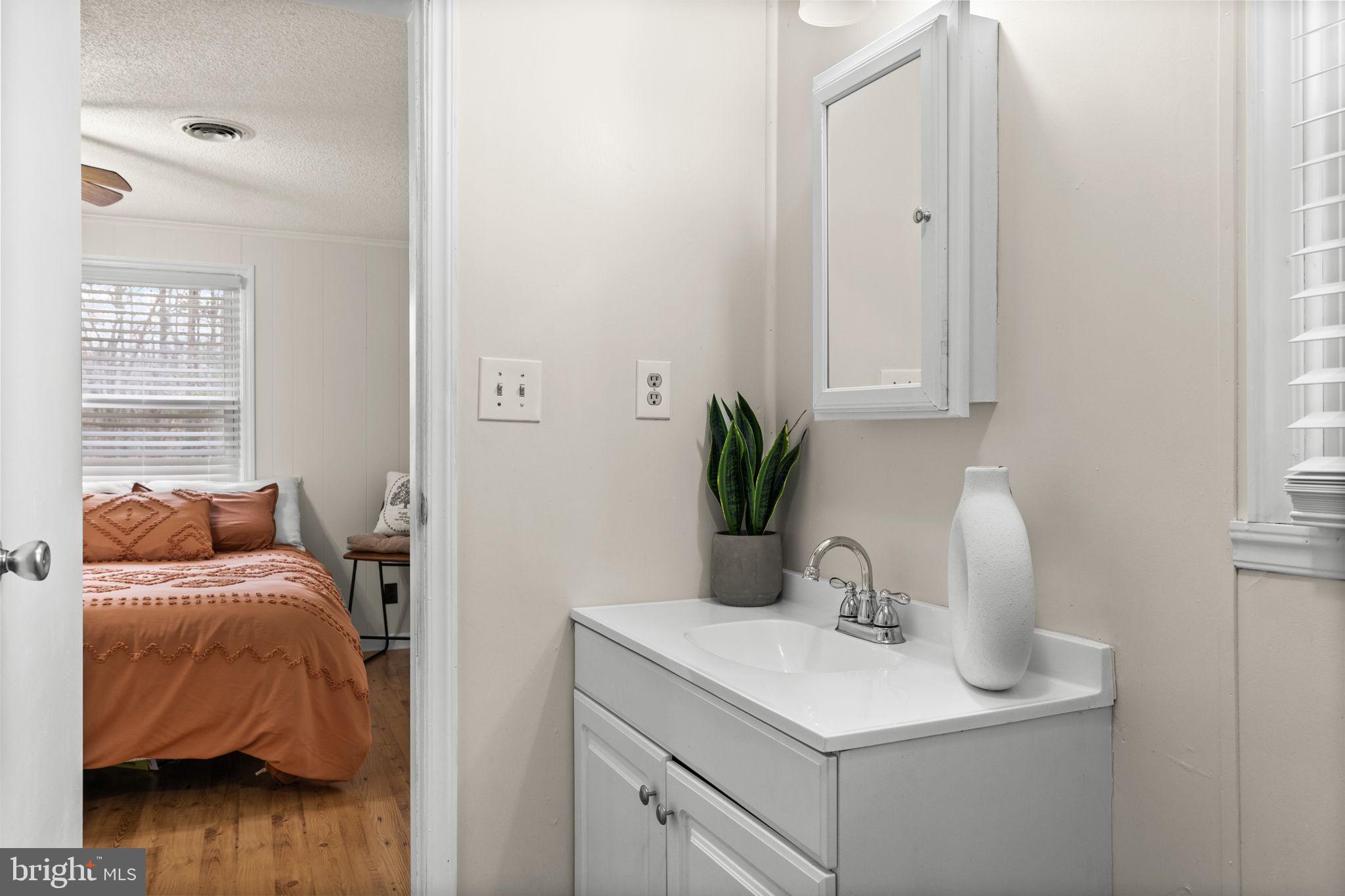 9523 Brock Road Spotsylvania, VA 22553 - Photo 29 of 44 a bathroom with a sink and a mirror