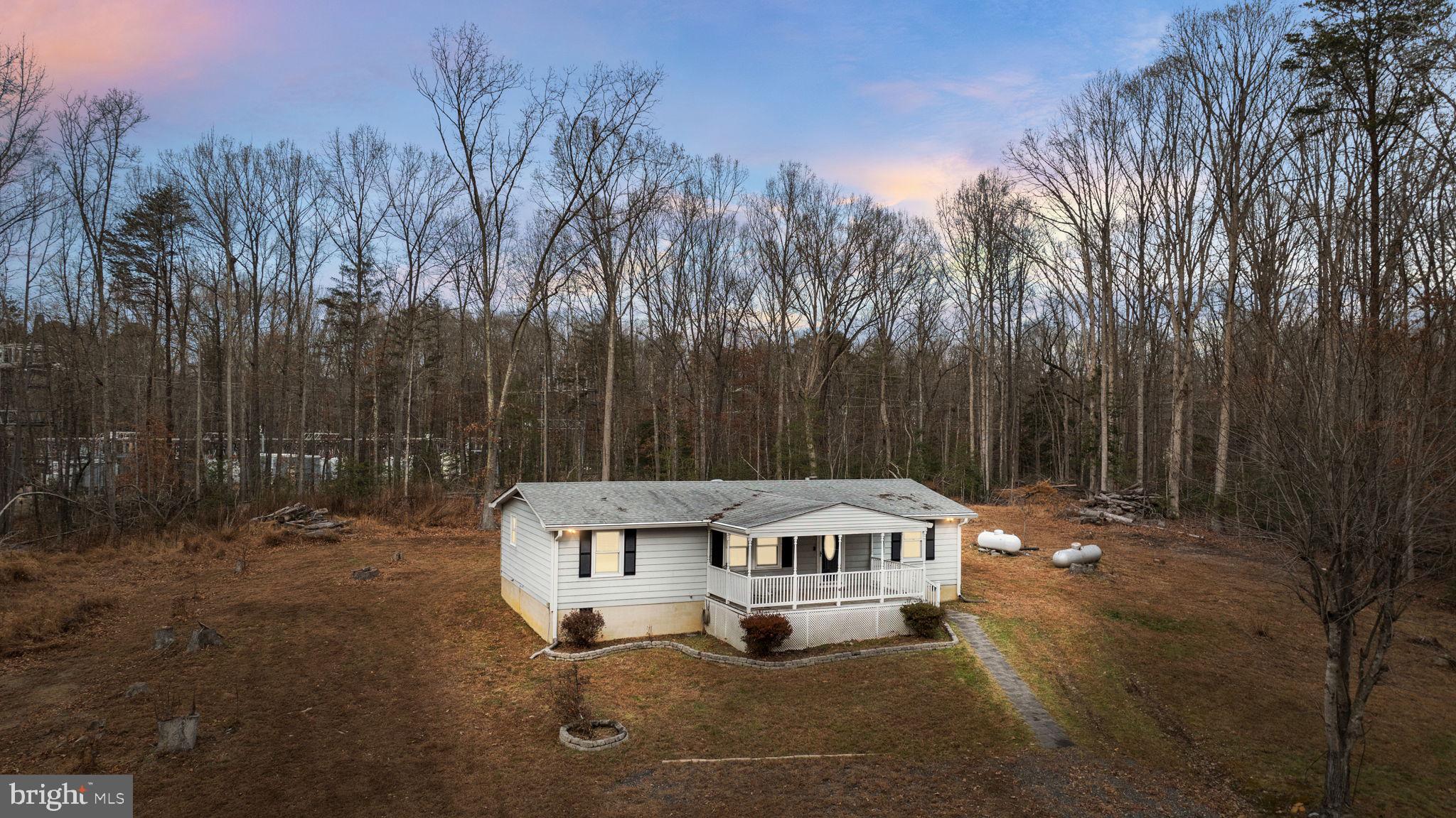 9523 Brock Road Spotsylvania, VA 22553 - Photo 3 of 44 a view of a house with yard and trees in the background