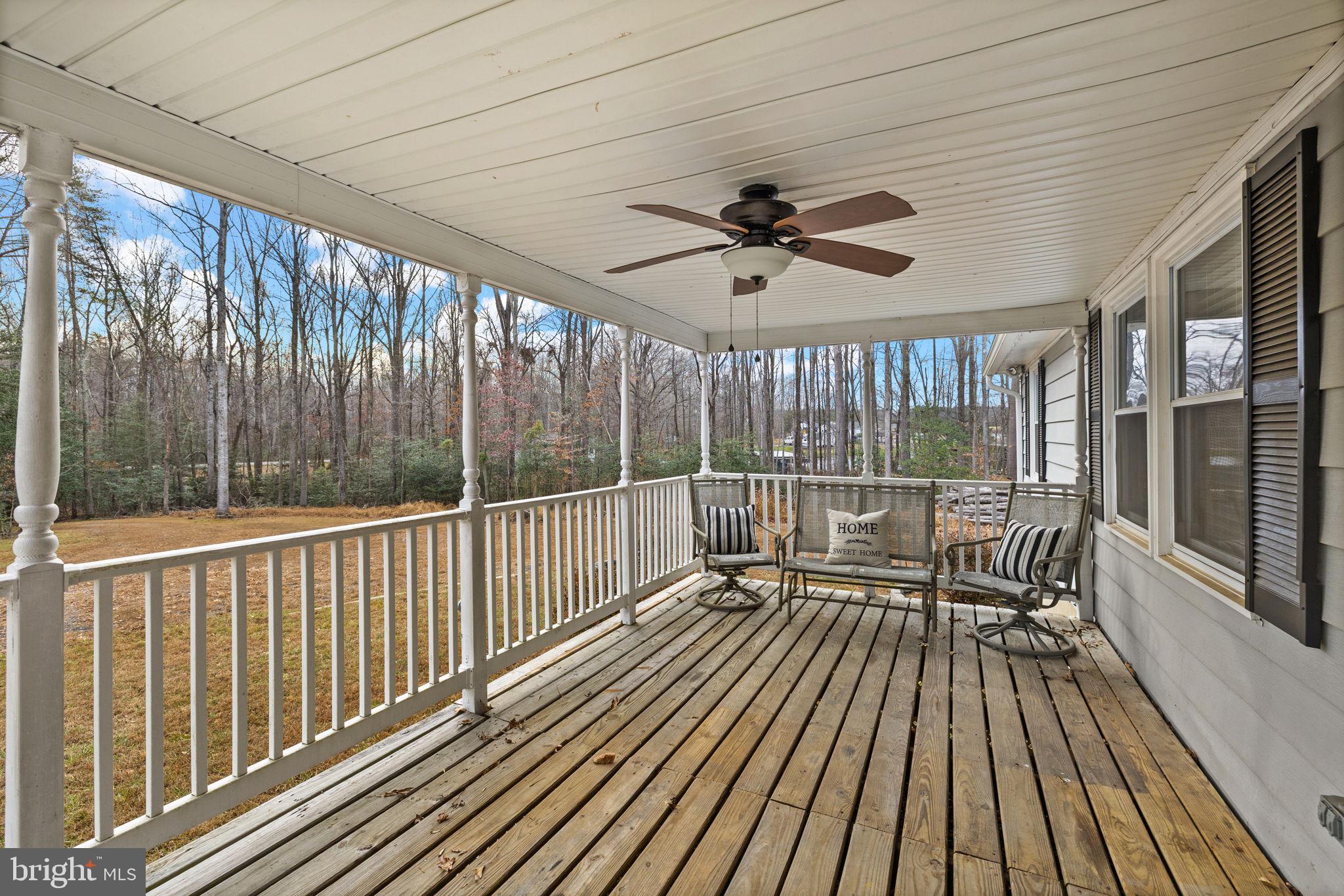 9523 Brock Road Spotsylvania, VA 22553 - Photo 7 of 44 a view of two chairs in the balcony
