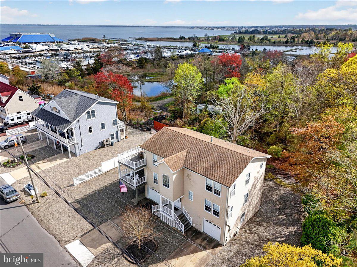 116 Marine Road Waretown, NJ 08758 - Photo 49 of 67 an aerial view of a house with a lake view