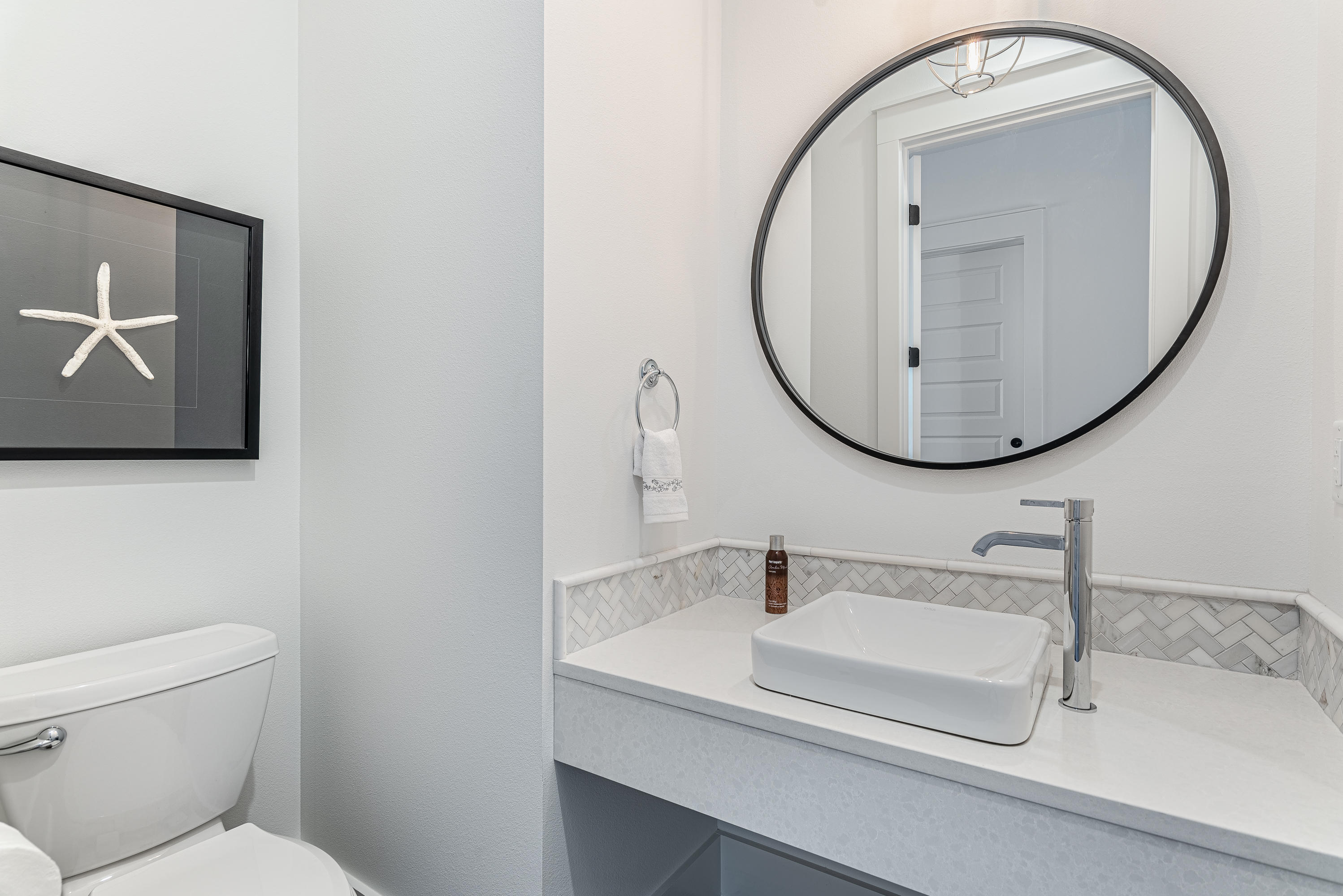 143 Marlberry Santa Rosa Beach Santa Rosa Beach, FL 32459 - Photo 28 of 53 a bathroom with a sink and a mirror