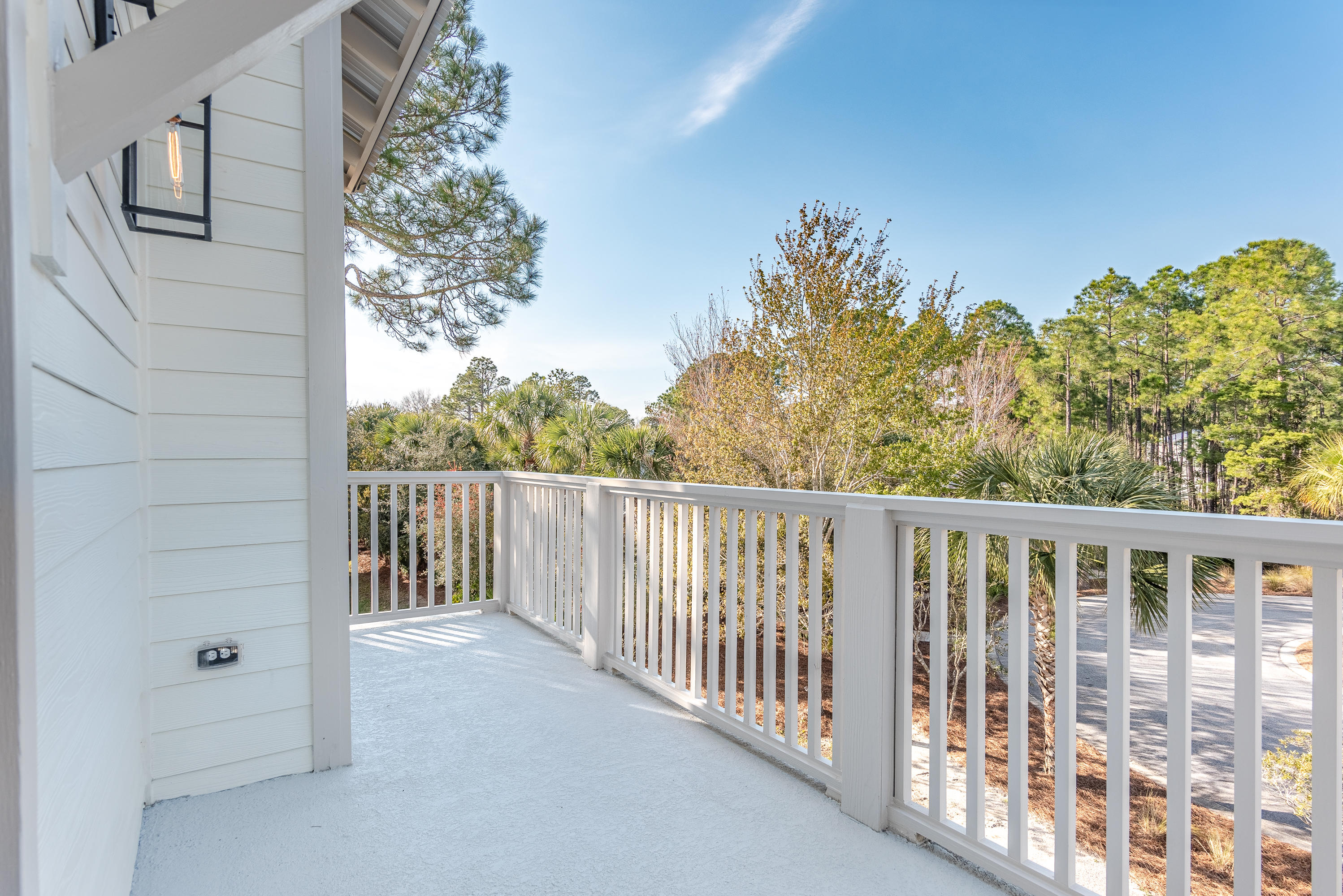 143 Marlberry Santa Rosa Beach Santa Rosa Beach, FL 32459 - Photo 39 of 53 a view of a balcony with wooden fence