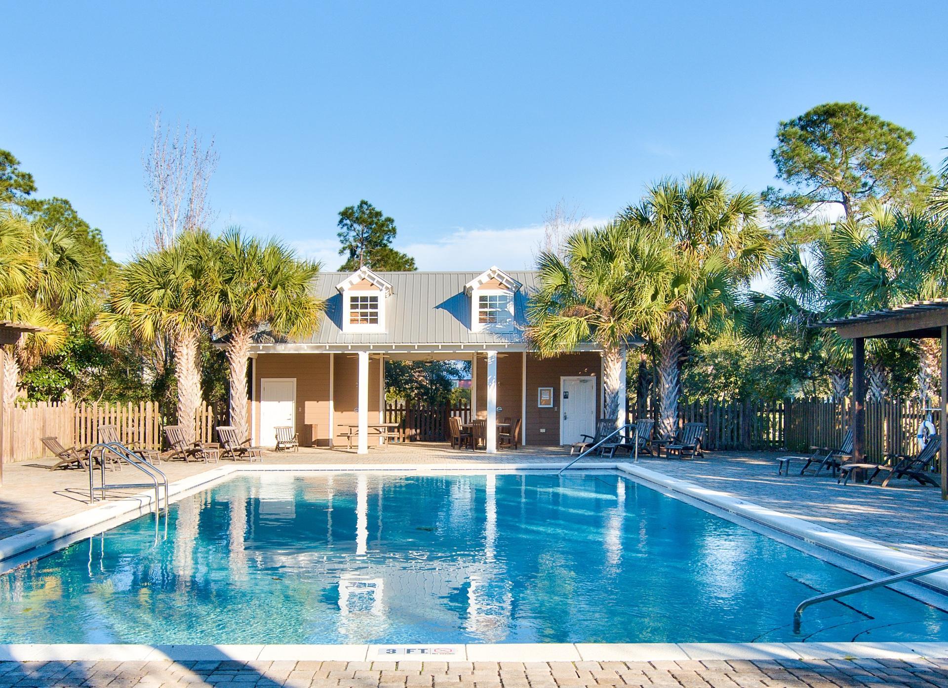 143 Marlberry Santa Rosa Beach Santa Rosa Beach, FL 32459 - Photo 48 of 53 a front view of a building with garden