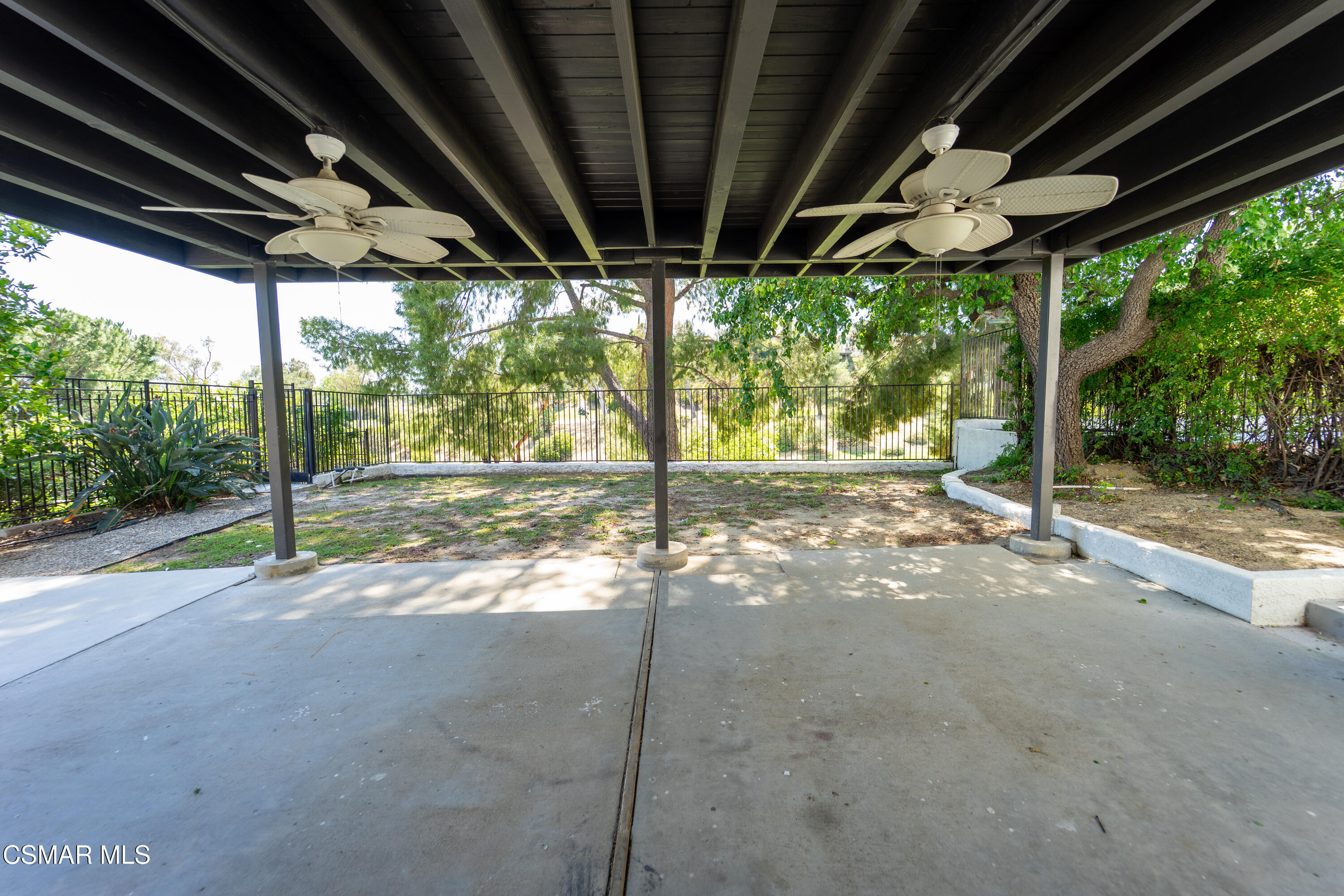 11723 Porter Valley Drive Porter Ranch, CA 91326 - Photo 49 of 64 a view of a deck with backyard