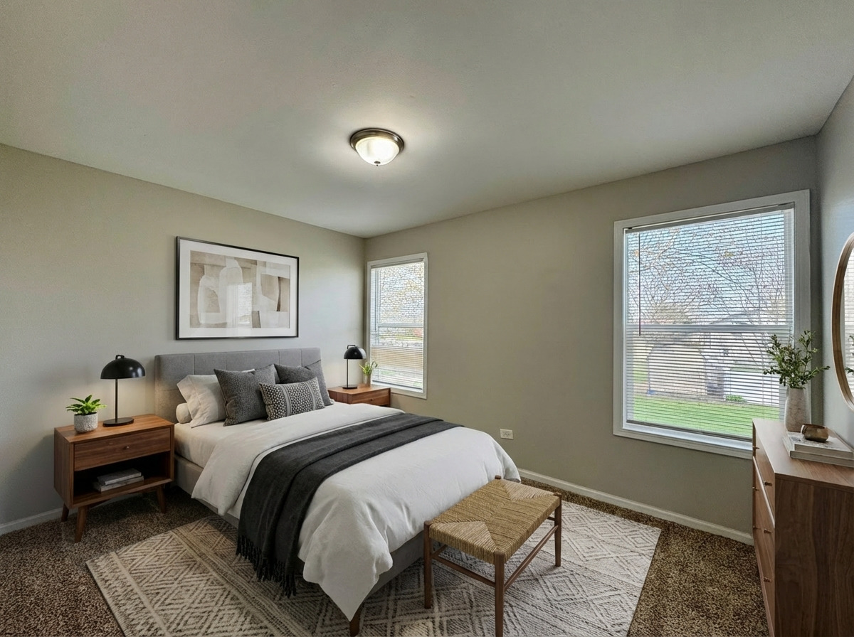 20513 South Acorn Ridge Drive Frankfort, IL 60423 - Photo 6 of 33 a bedroom with a bed and wooden floor