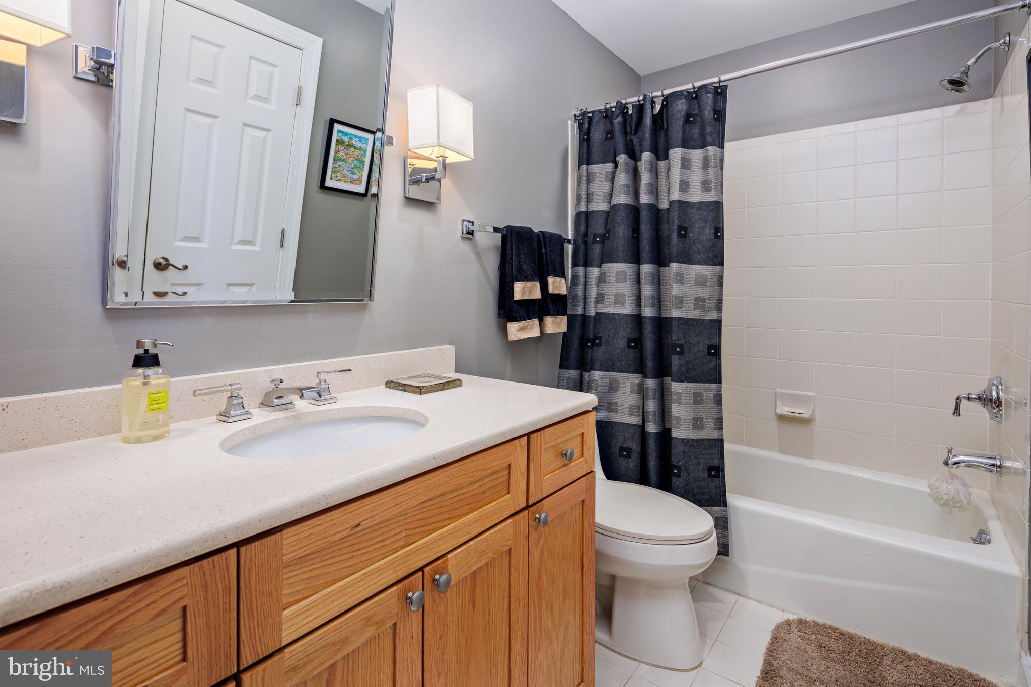 2317 Boston Street, Unit 3 Baltimore, MD 21224 - Photo 46 of 51 a bathroom with a sink a toilet and shower