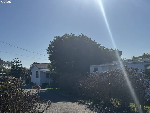 a view of a balcony with an outdoor space