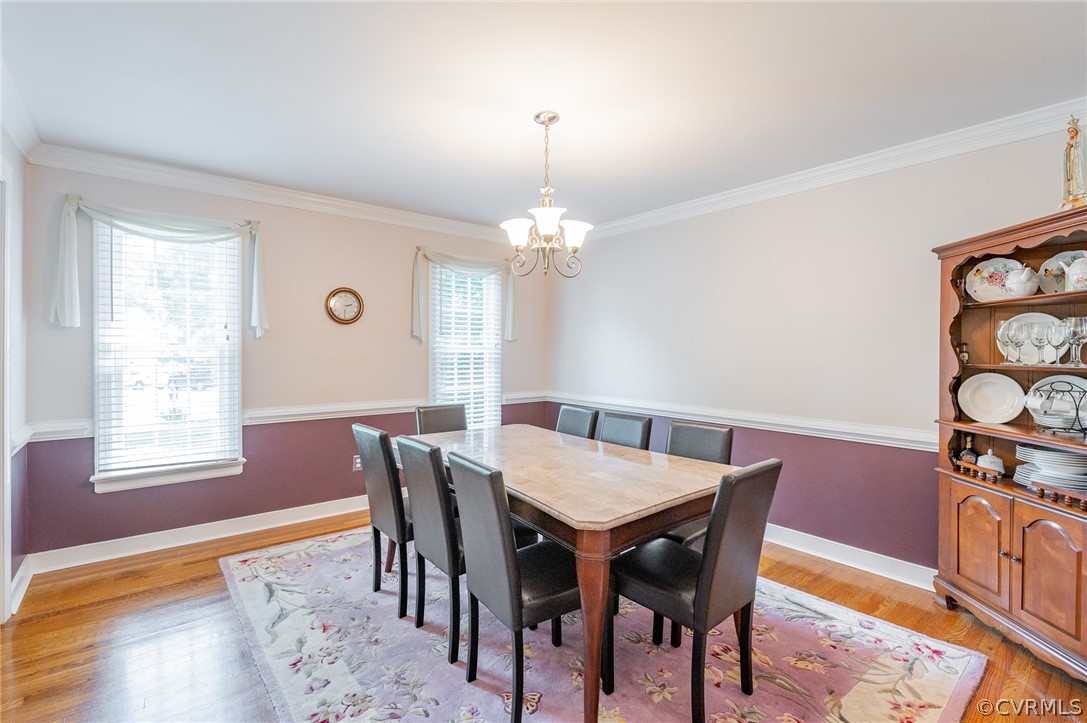 15008 Gates Mill Road Midlothian, VA 23112 - Photo 6 of 37 a view of a dining room with furniture and window
