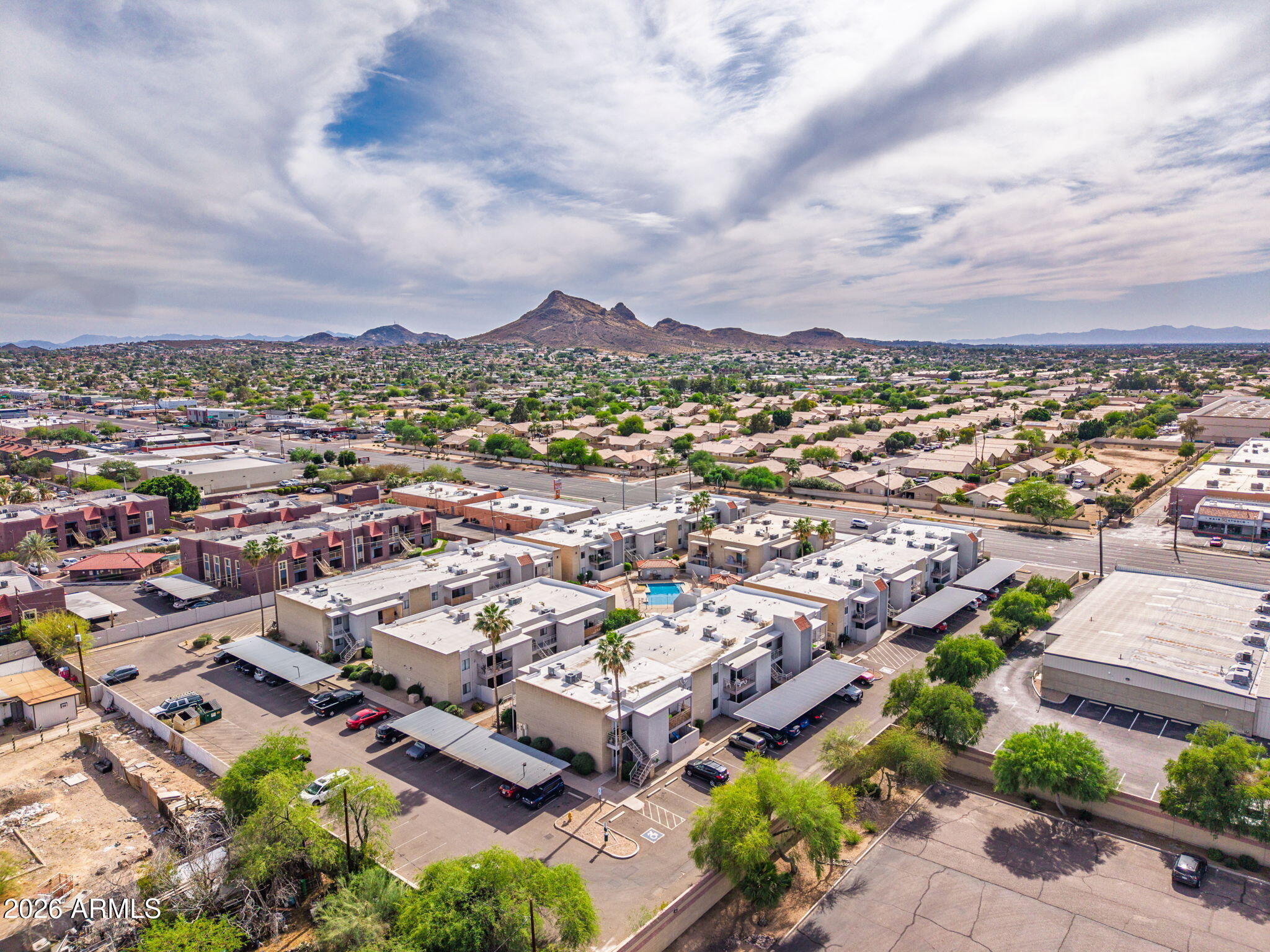 16635 North Cave Creek Road, Unit 215 Phoenix, AZ 85032 - Photo 26 of 27 an aerial view of a city