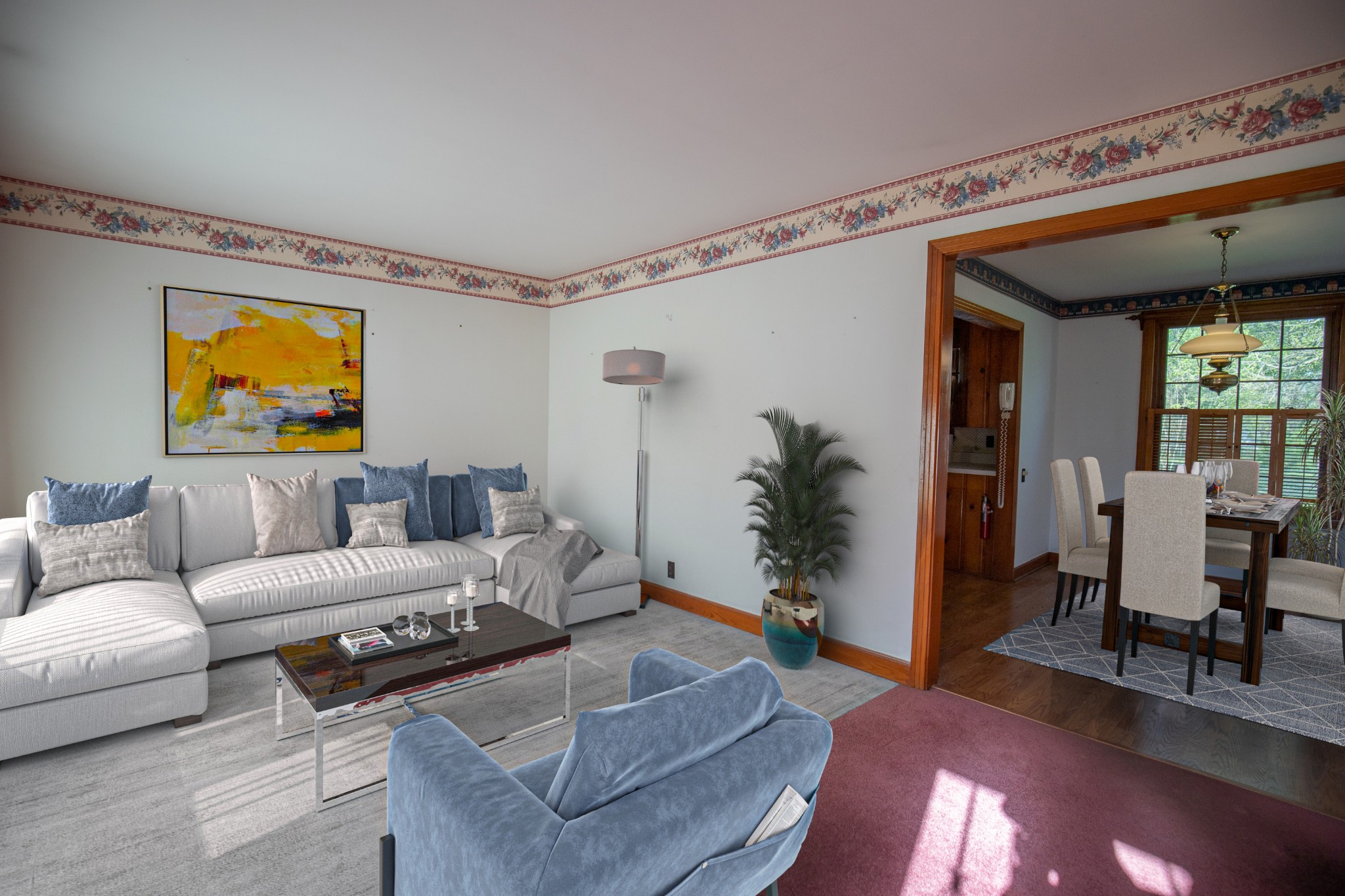 407 School Pass Madison, TN 37115 - Photo 3 of 15 a living room with furniture and a flat screen tv