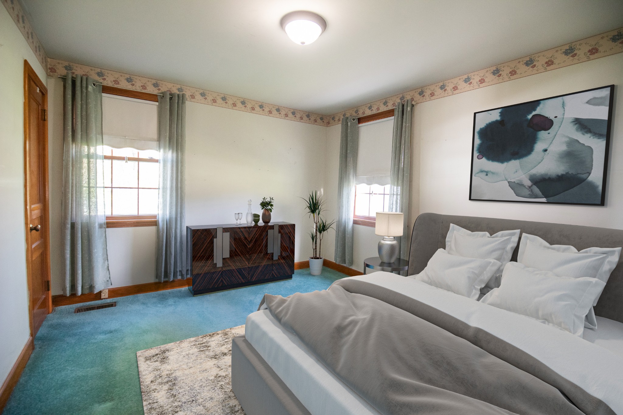 407 School Pass Madison, TN 37115 - Photo 10 of 15 a bedroom with a bed and a couch