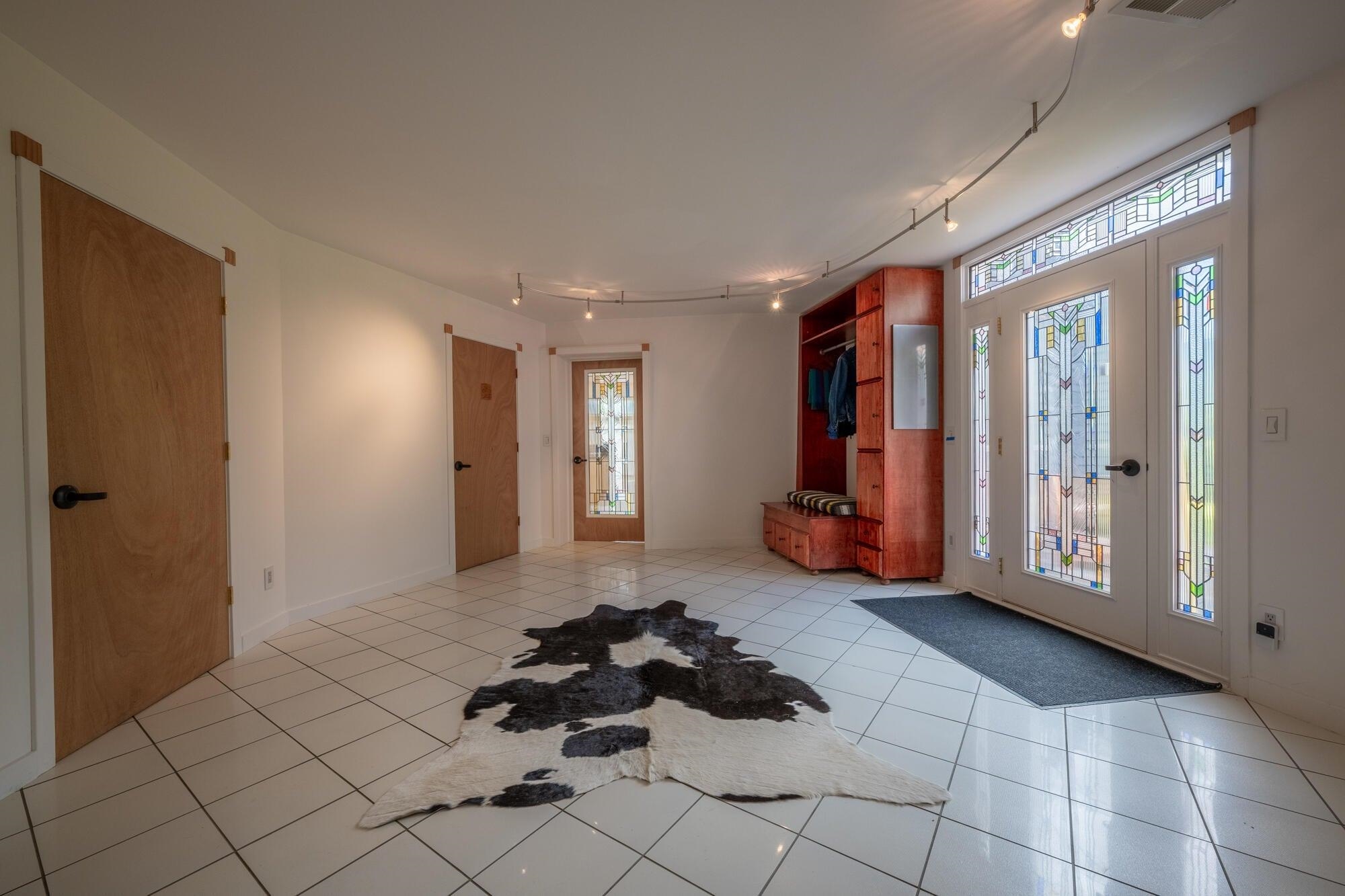 4745 Plank Road Natural Bridge, VA 24578 - Photo 17 of 75 Light-filled entrance between the 2 dome living structures.