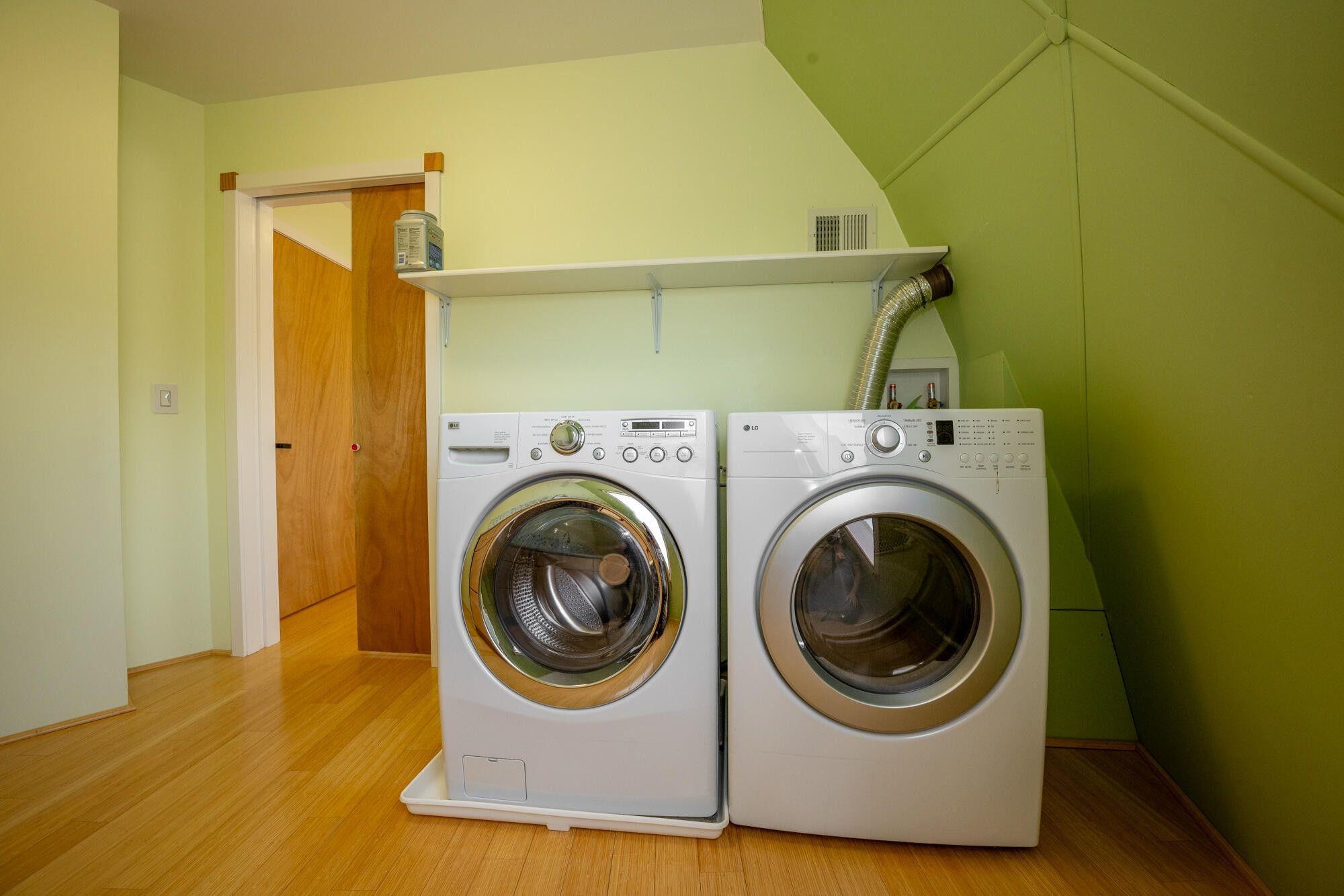 4745 Plank Road Natural Bridge, VA 24578 - Photo 50 of 75 a utility room with dryer and washer