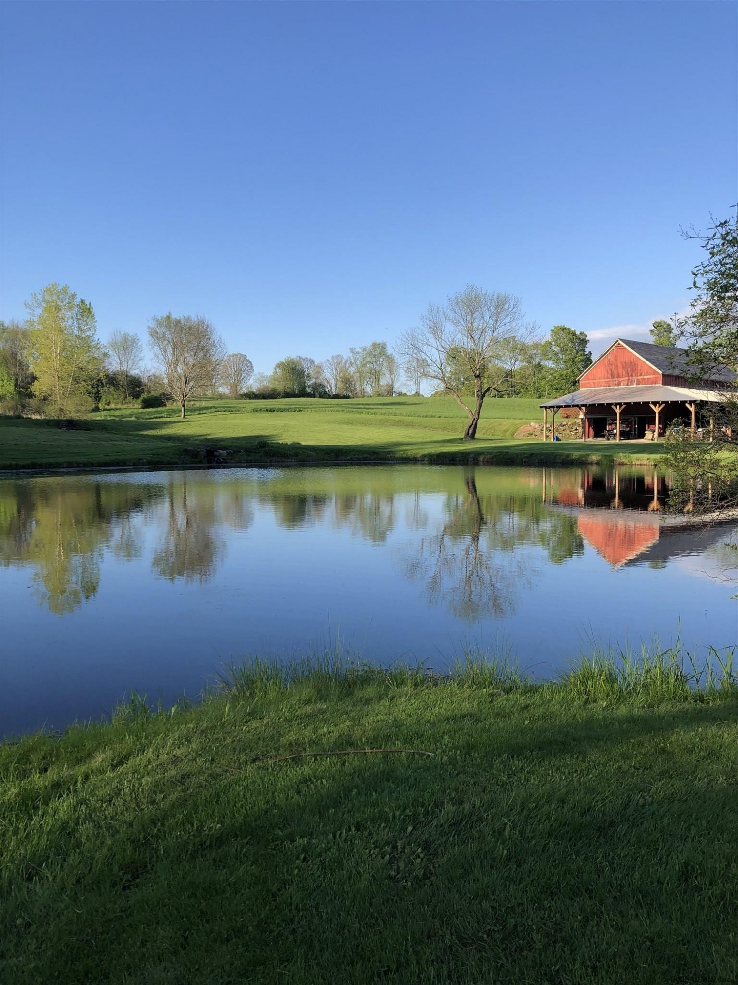 34 Ray Road Greenwich, NY 12834 - Photo 23 of 93 VIEW OF POND AND BARN