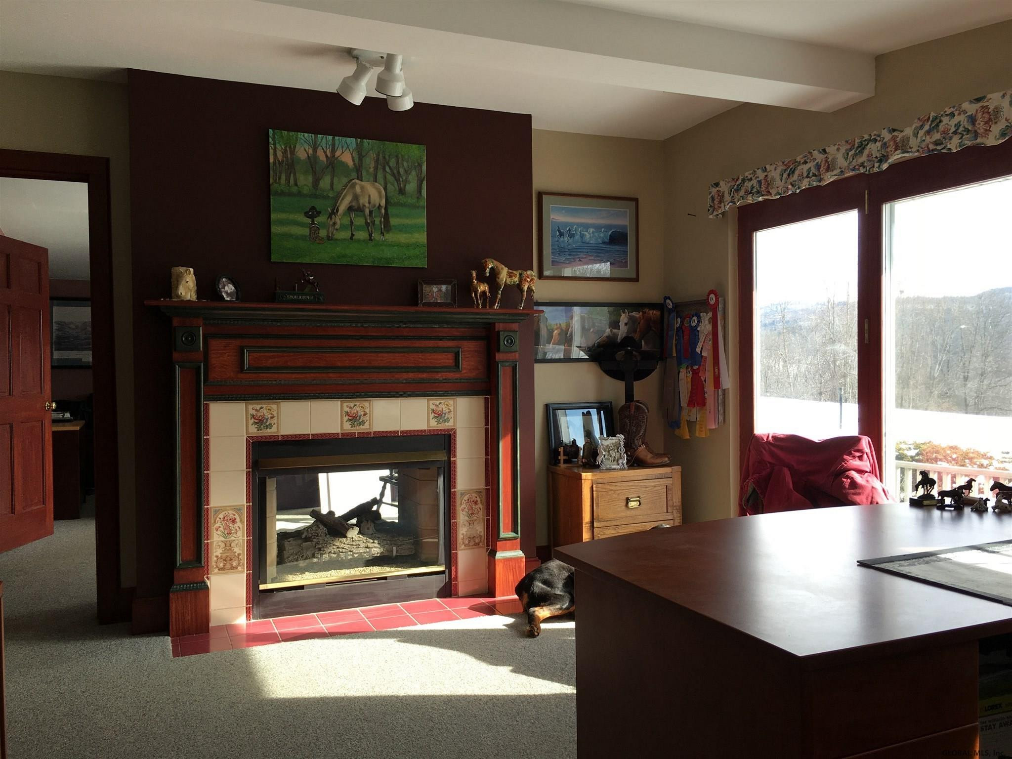 34 Ray Road Greenwich, NY 12834 - Photo 72 of 93 GAS FIREPLACE IN OFFICE