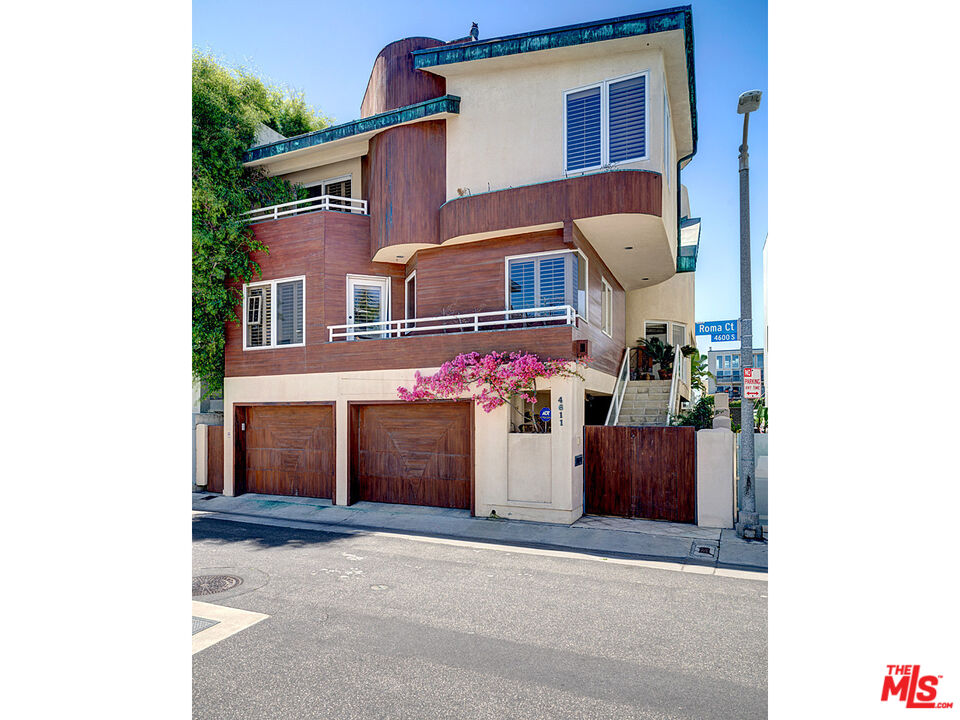 4611 Roma Court Marina del Rey, CA 90292 - Photo 25 of 26 a front view of a house with a garage