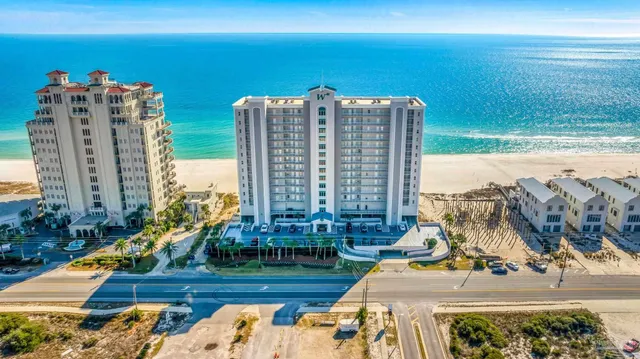 a view of a city with tall buildings