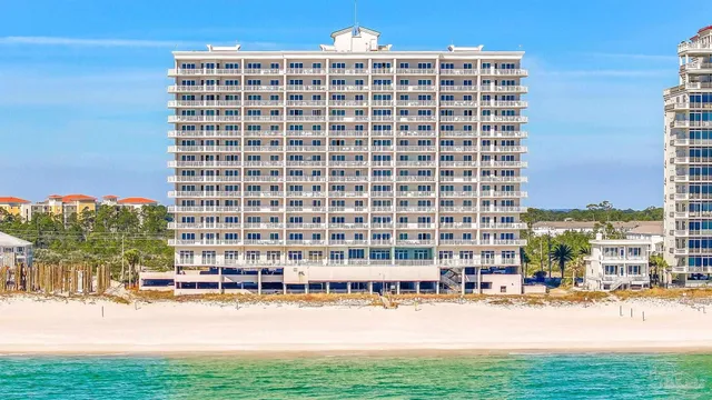 a view of a city with tall buildings