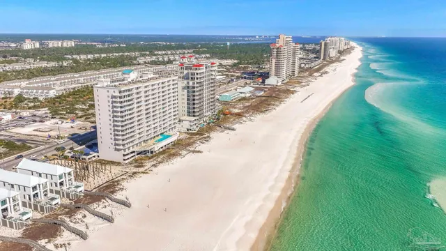 a view of city and ocean