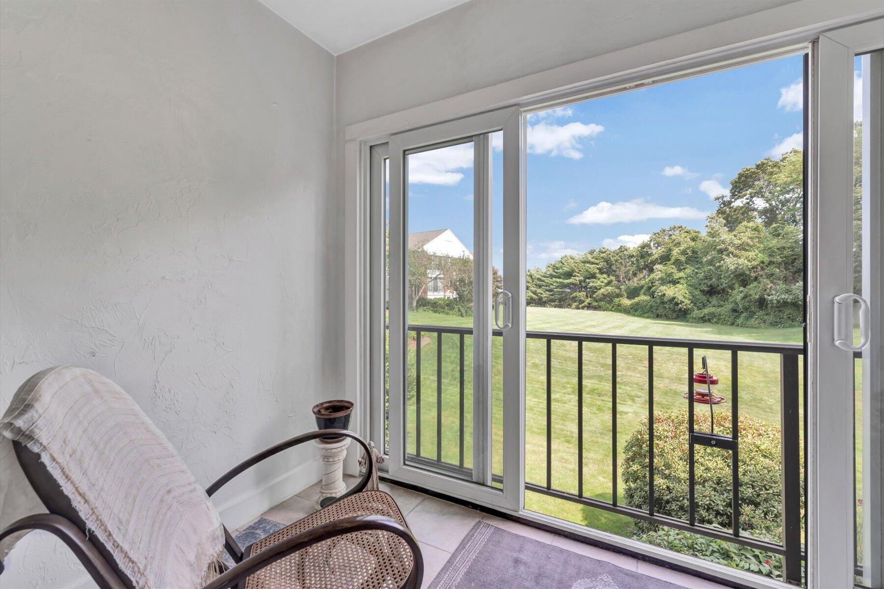 78 Highview Drive Sandwich, MA 02563 - Photo 16 of 20 a view of a balcony with chairs