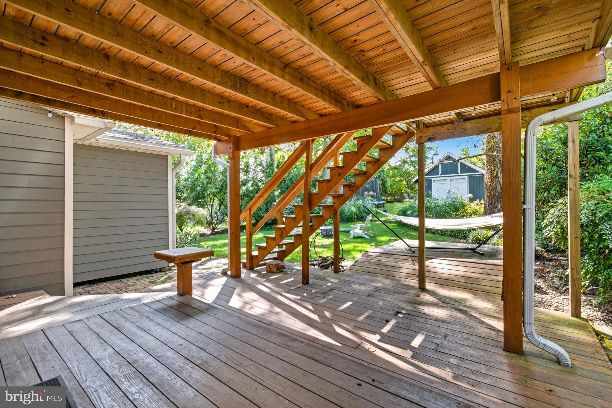 1155 Claire Road Crownsville, MD 21032 - Photo 45 of 69 Charming outdoor retreat with wooden deck.