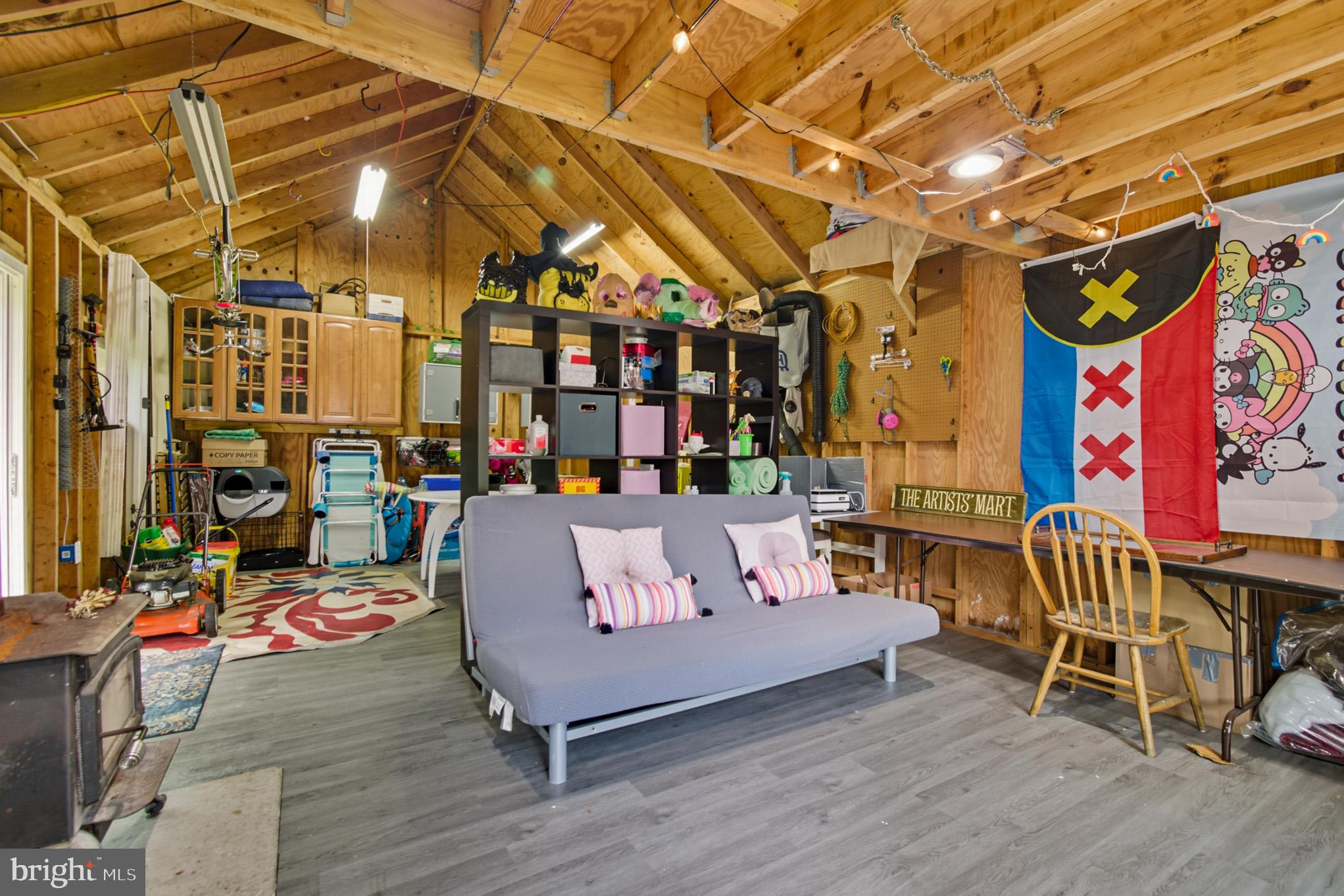 1155 Claire Road Crownsville, MD 21032 - Photo 53 of 69 Creative workspace with rustic charm.