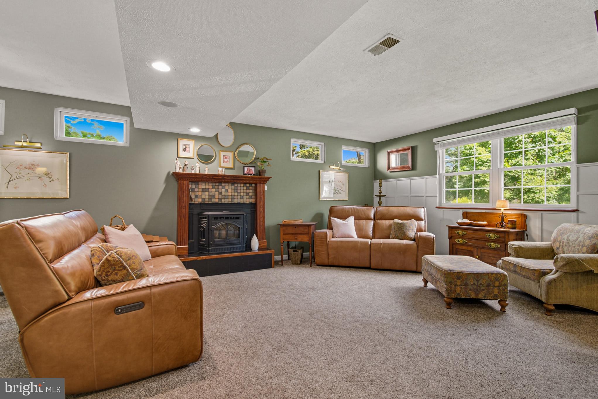 1155 Claire Road Crownsville, MD 21032 - Photo 7 of 62 Large Family Room with inviting fireplace