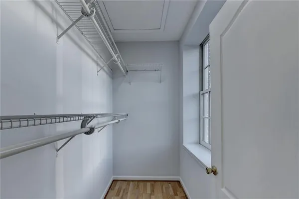 a view of walk in closet