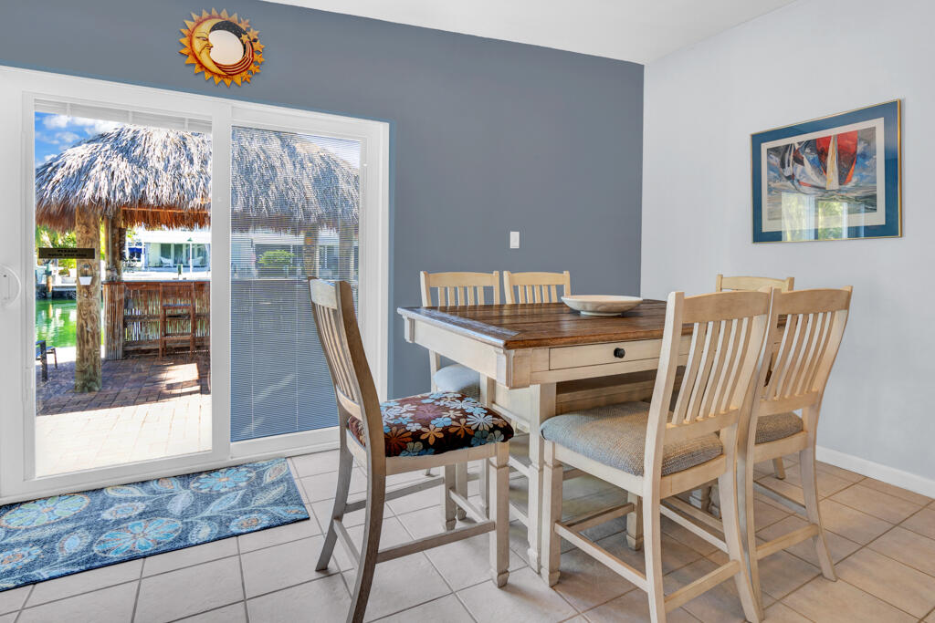 270 9th Street Key Colony Beach, FL 33051 - Photo 5 of 37 a dining room with furniture and a window