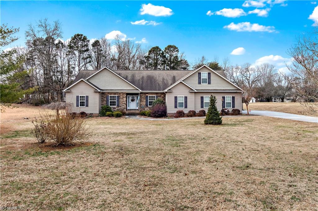 2151 Hickory Tree Road Winston-Salem, NC 27127 - Photo 1 of 31 Beautiful front view of the house with sideload 2 car garage