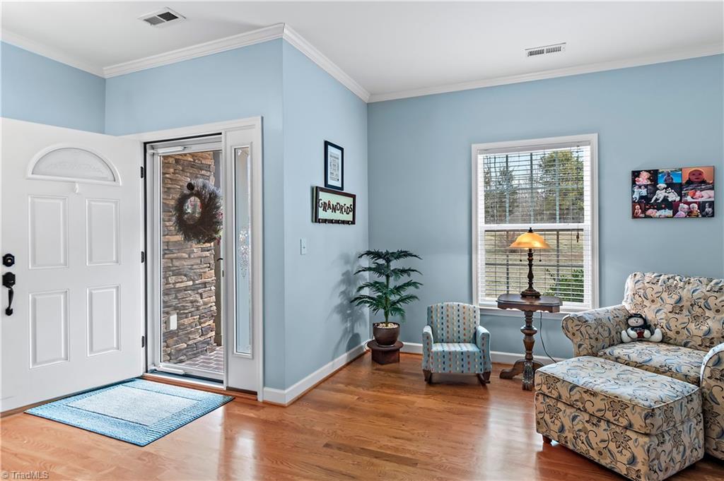 2151 Hickory Tree Road Winston-Salem, NC 27127 - Photo 2 of 31 Welcoming entry with adjacent sitting area