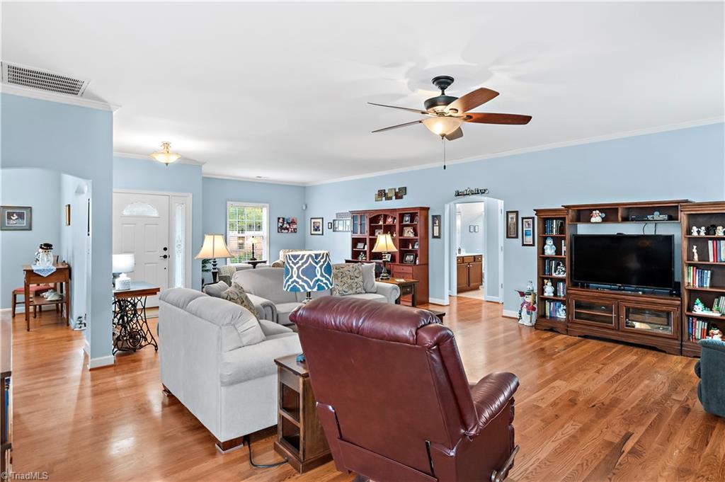 2151 Hickory Tree Road Winston-Salem, NC 27127 - Photo 7 of 31 Den flows into 2 bedrooms and full bath