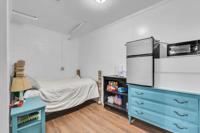 a view of a lake with a mountain