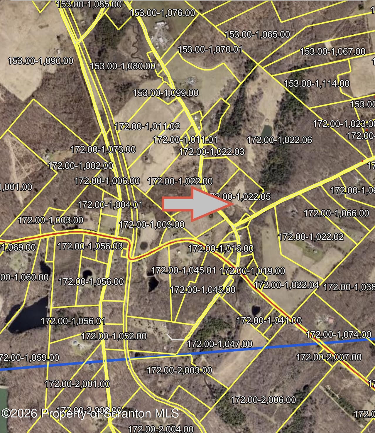 65 Ross Hill Road Thompson, PA 18465 - Photo 27 of 27 Parcel Map
