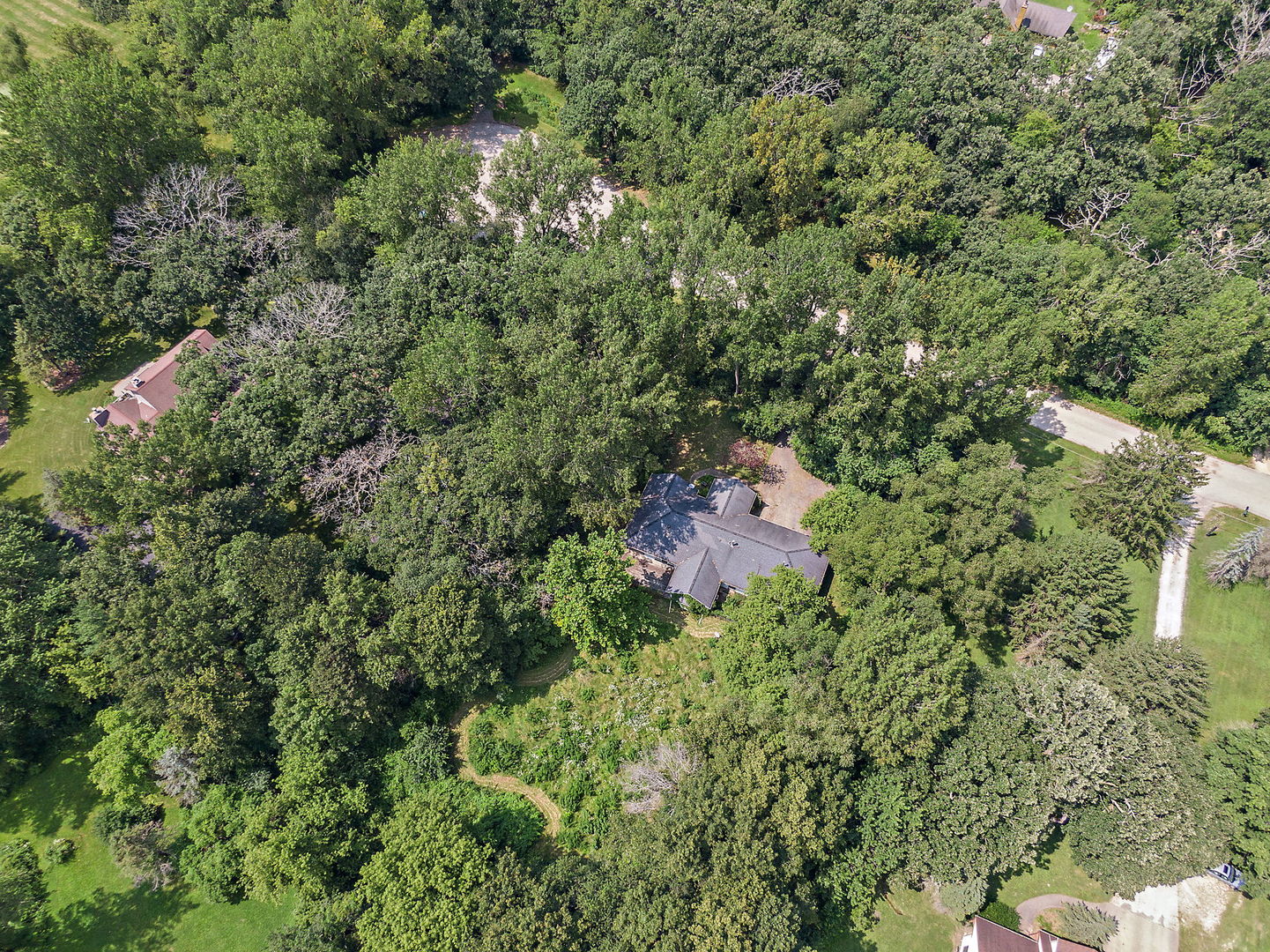 18707 Stevens Road Marengo, IL 60152 - Photo 32 of 35 an aerial view of a house with yard
