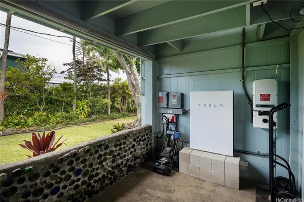 a room with storage and utility