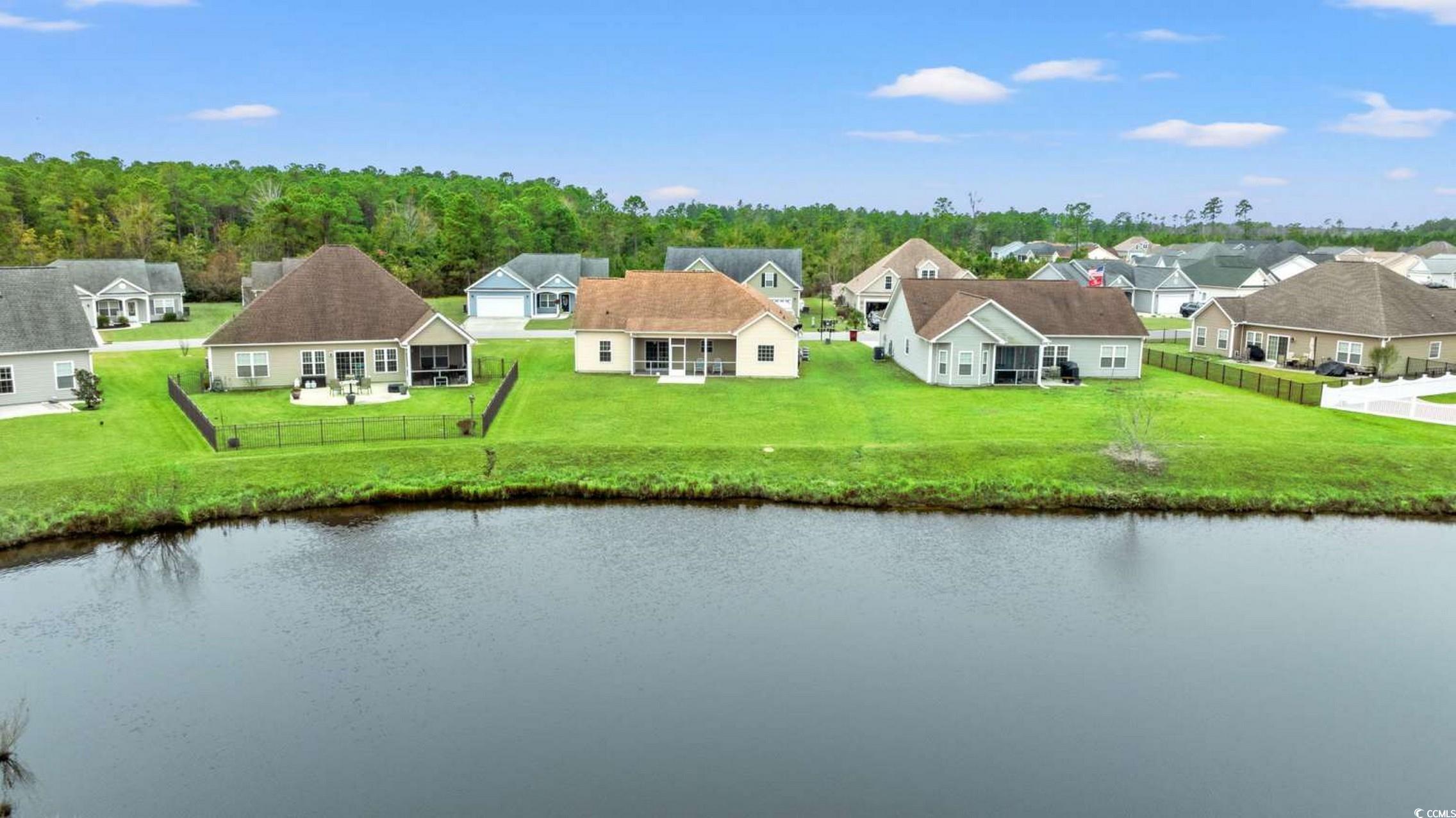 286 Copperwood Loop Conway, SC 29526 - Photo 33 of 40 Aerial view of residential area featuring a large body of water