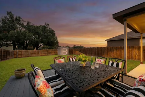 a view of a outdoor seating area