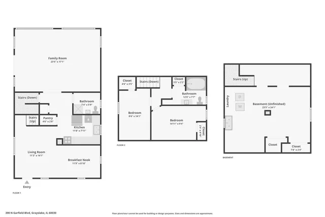 $255,000 | 390 Garfield Boulevard, Grayslake, IL 60030