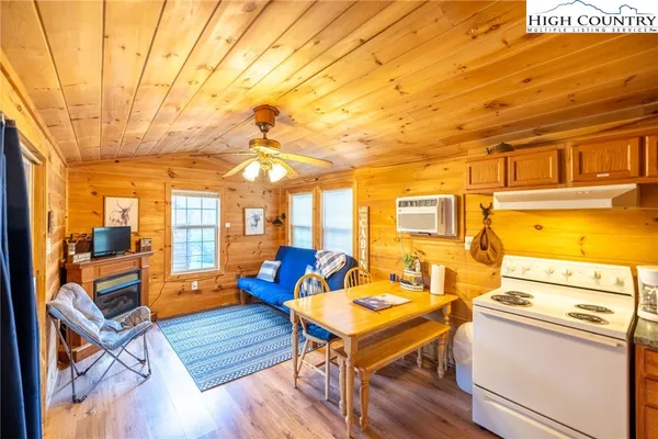 a outdoor space with patio furniture