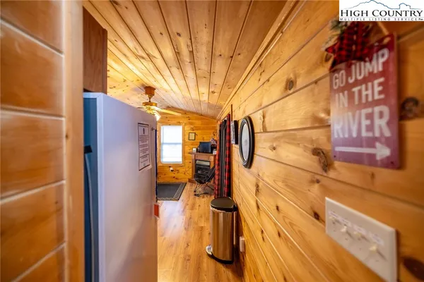 a view of a house with a street