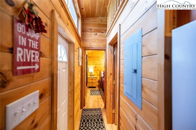 a bedroom with a bed and a cabinets