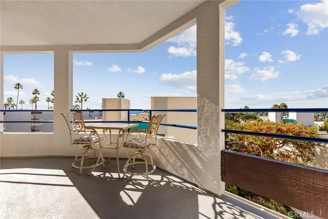 a view of a terrace with sitting area