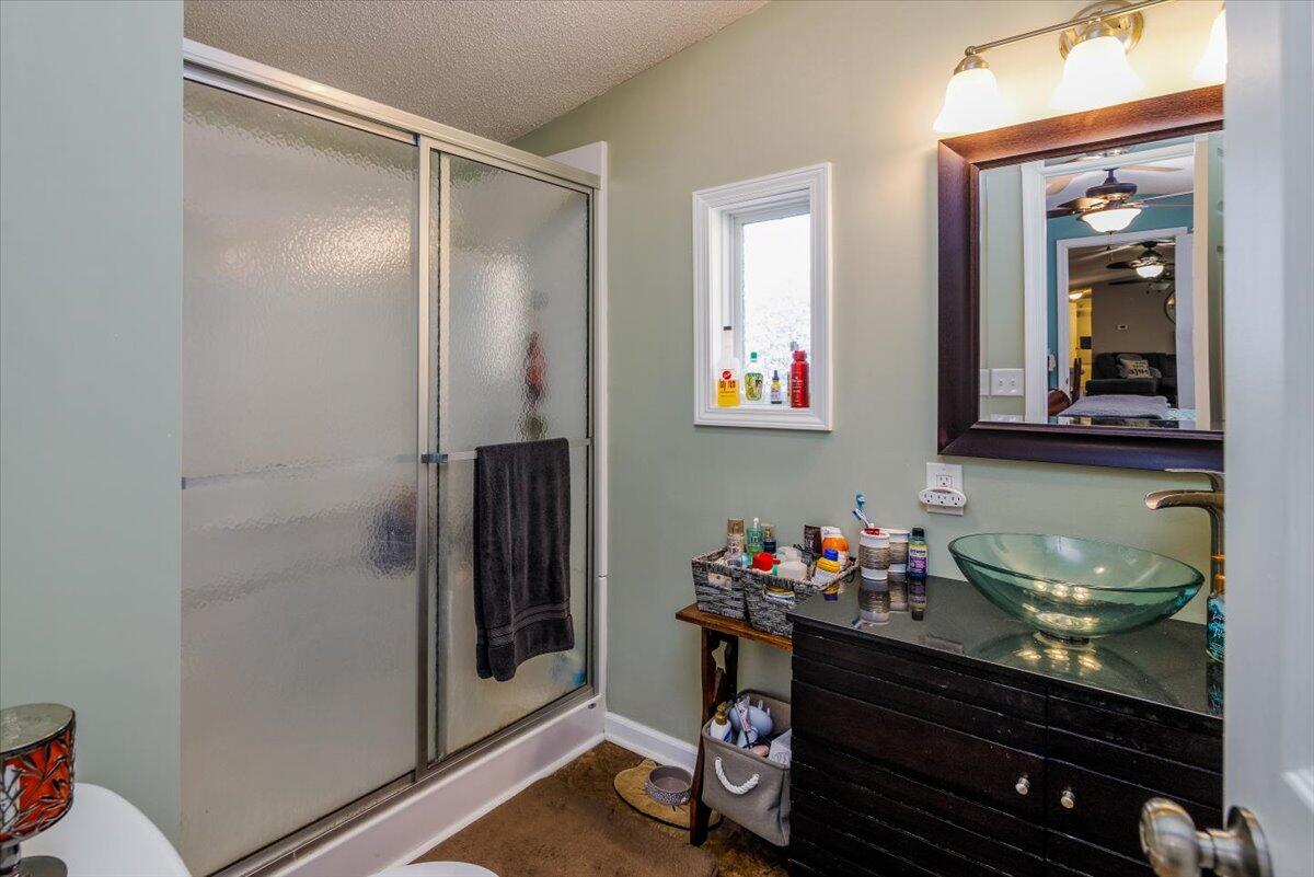 448 Lakeside Road Penhook, VA 24137 - Photo 25 of 51 a bathroom with mirror and shower