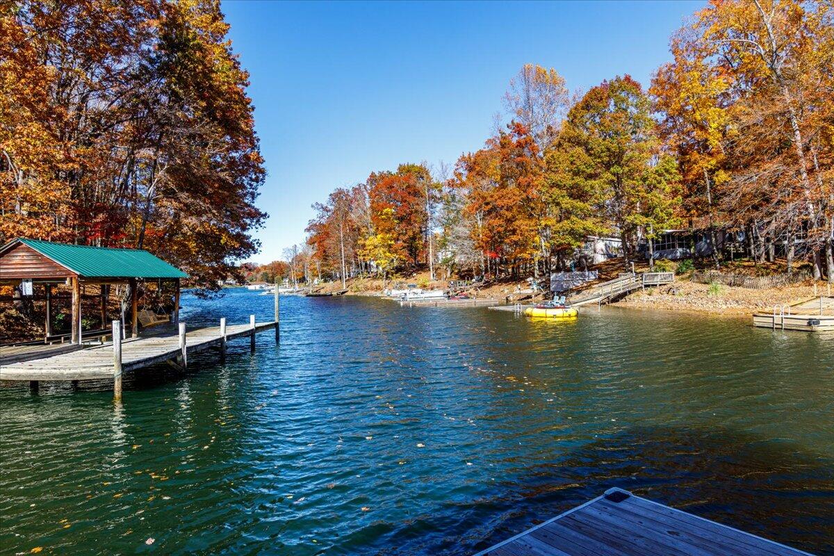 448 Lakeside Road Penhook, VA 24137 - Photo 46 of 51 a view of a lake with houses